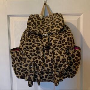Aeropostale Pink and Leopard Print Bag